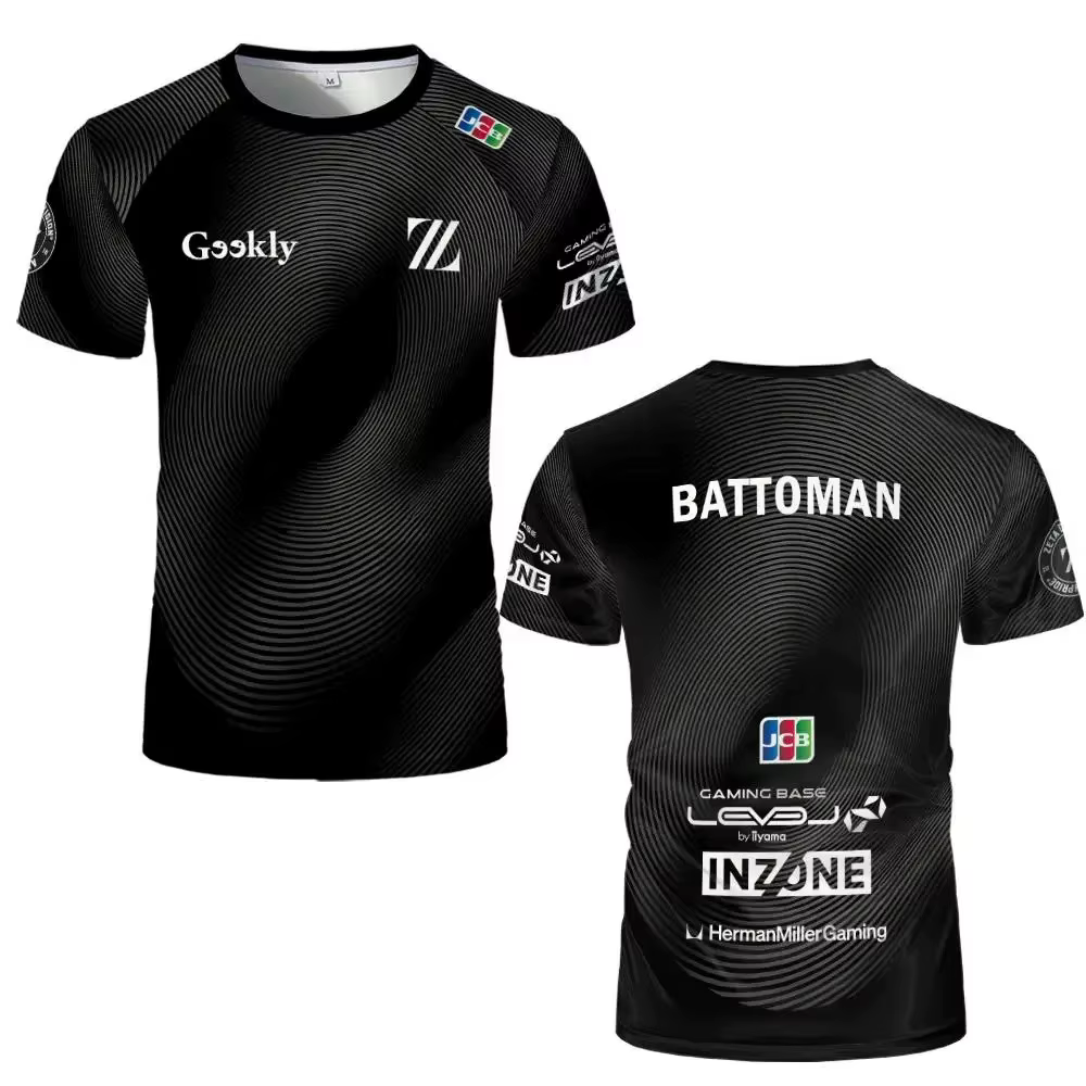 Maillot d'équipe d'e-sport ZETA DIVISION 2026 SITETAMPO – T-shirt unisexe à séchage rapide et respirant