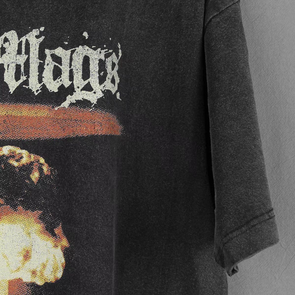 Cro-Mags t-shirt l'âge du quarrel Hardcore Punk Thrash Corrosion de la Conformité lavé manches longues hommes coton imprimé chemise