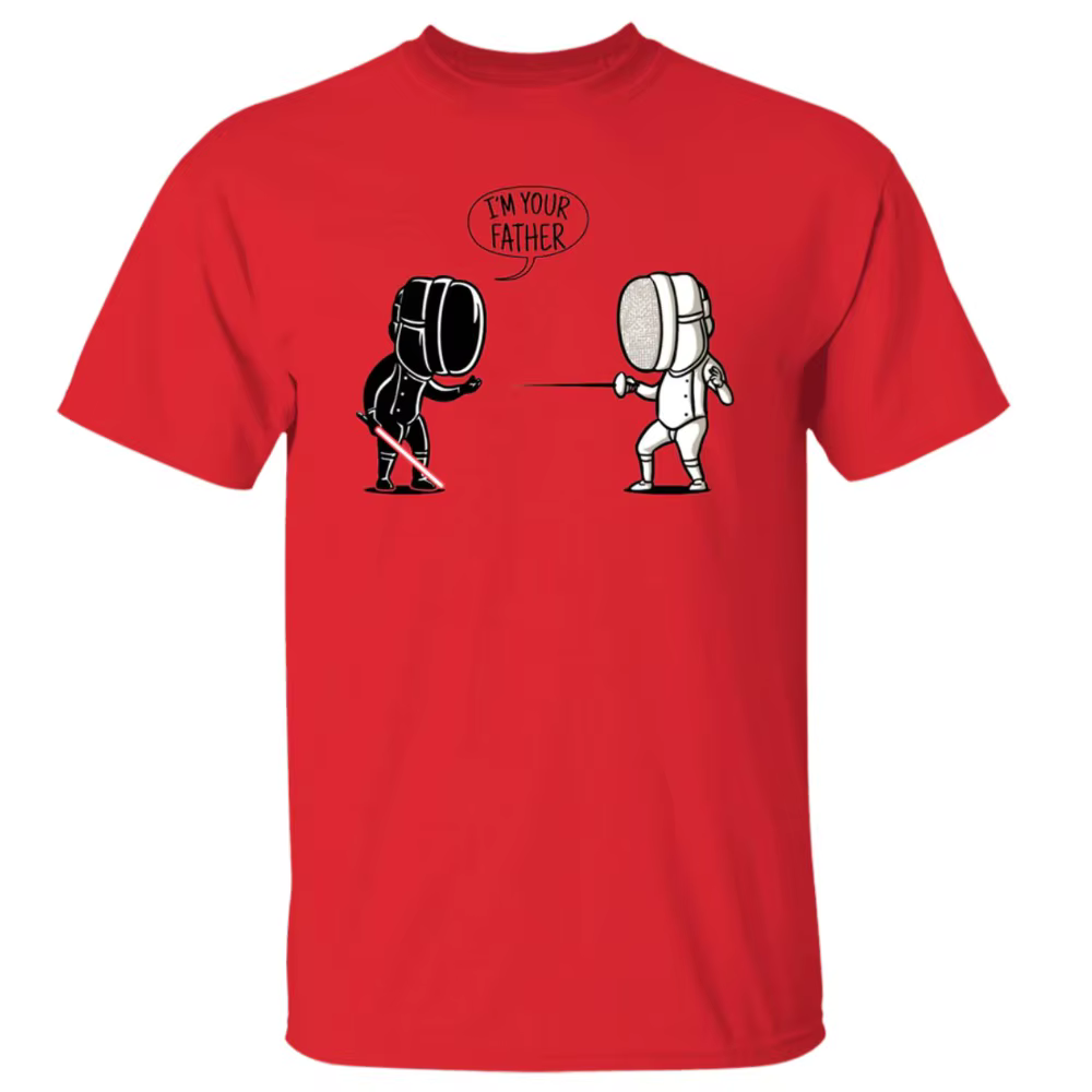Esgrima t-shirt drôle citation je suis votre père escrime Sport