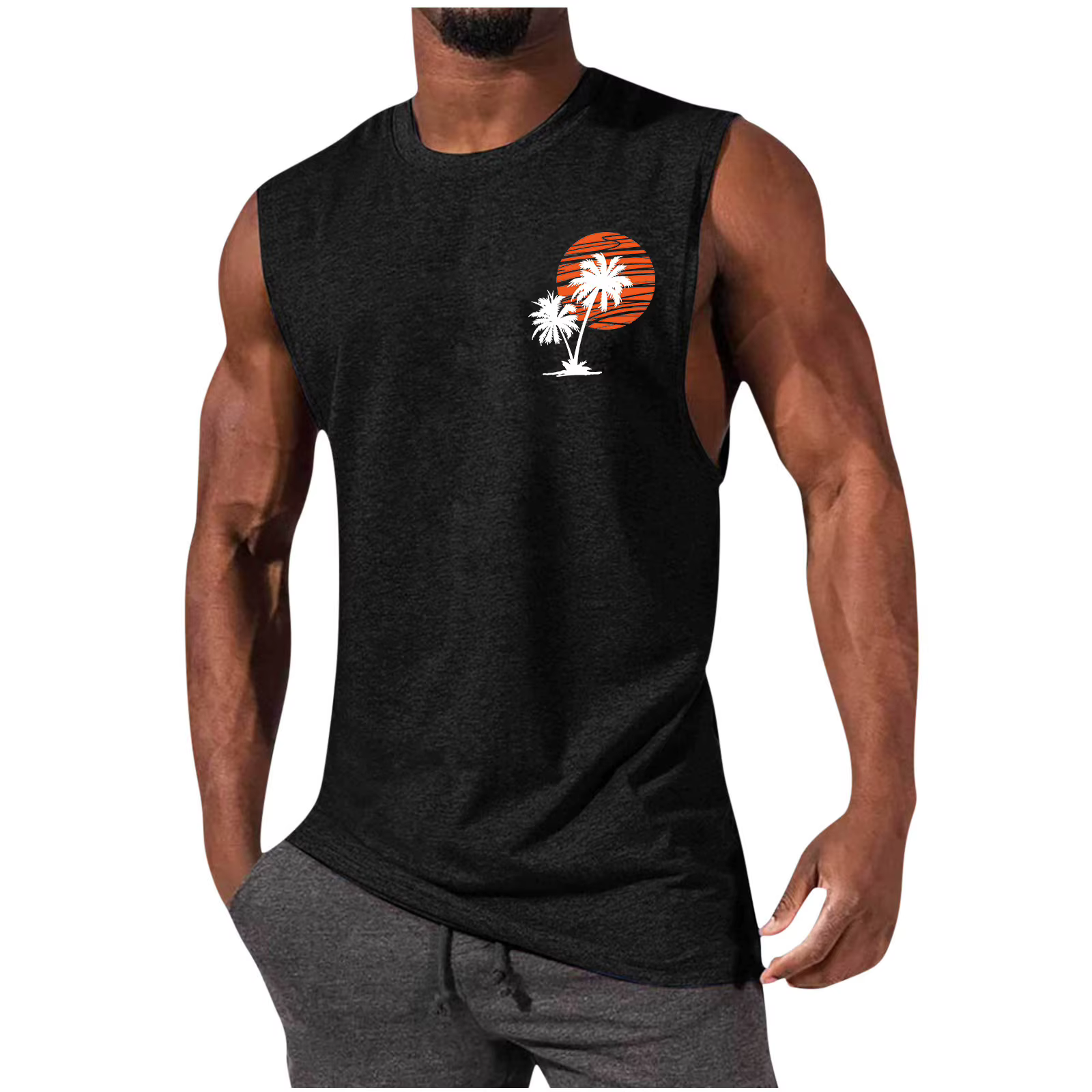 Chemise de plage hawaïenne pour hommes