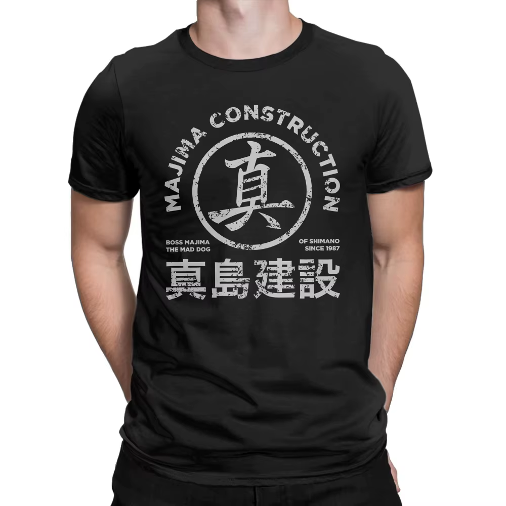 T-Shirts pour hommes, Game YAKUZA majima construction