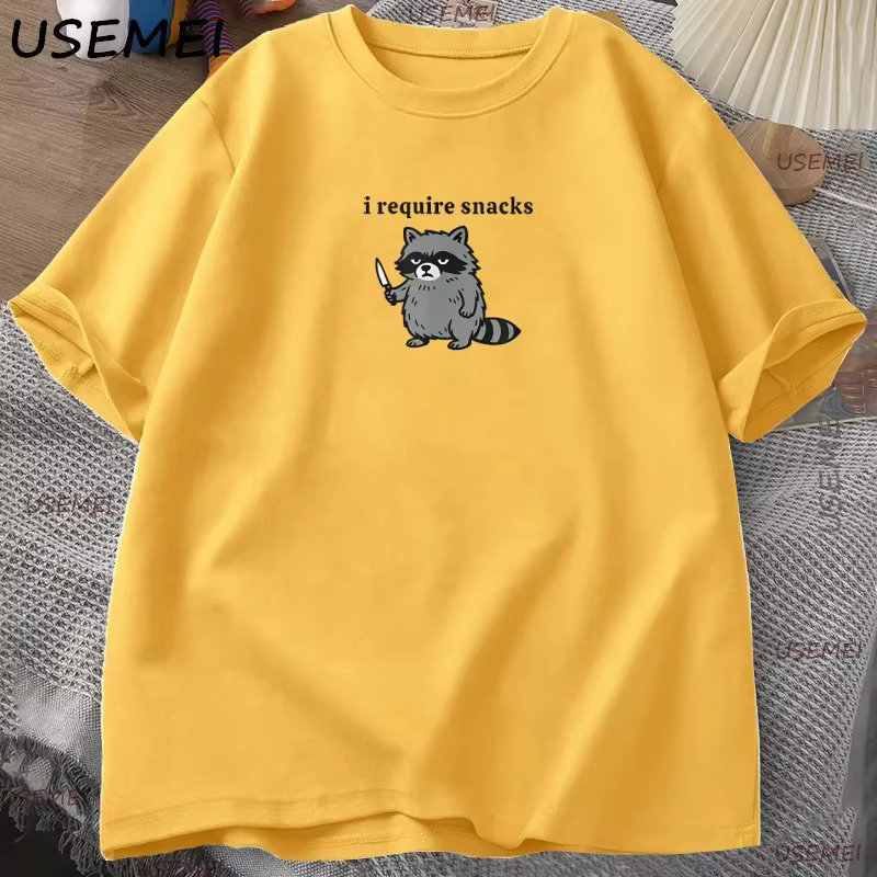 Je rechercher des collations T-Shirt drôle raton laveur hommes femmes