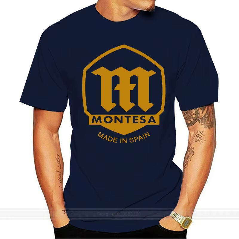Montesa Espana moto T-Shirt haute qualité coton