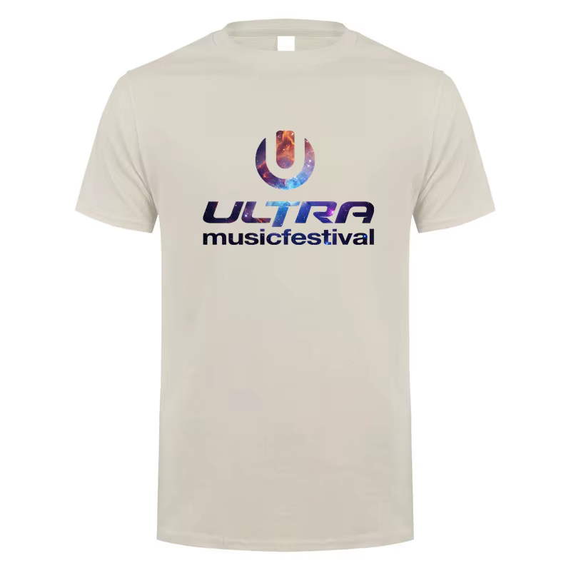 Ultra Festival de musique t-shirt hommes à manches courtes coton T-shirts été