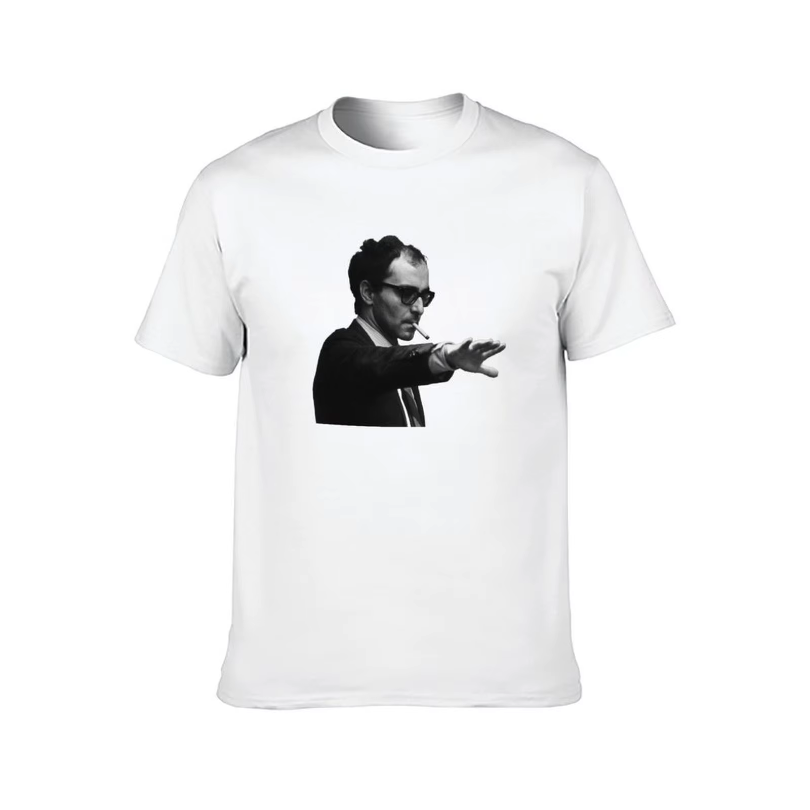 T-shirt de luxe pour homme, inspiré de Godard, avec design graphique
