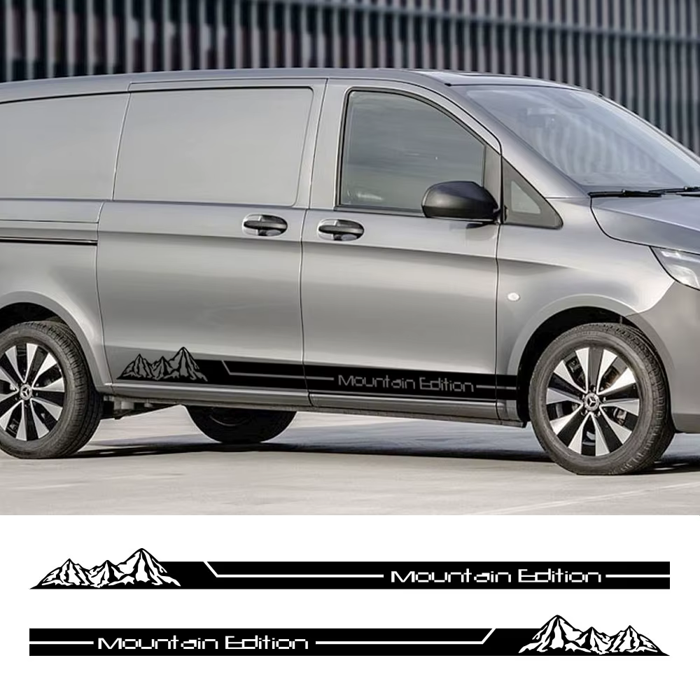Autocollants édition montagne pour voiture, pour Mercedes Benz Vito classe Viano W638 W639 W447 Marco Polo EQV, accessoires de réglage en vinyle