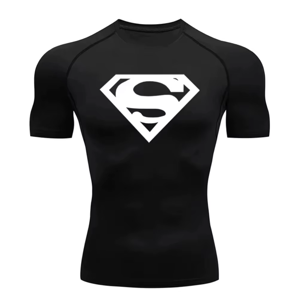 T-shirt de compression sportif pour homme