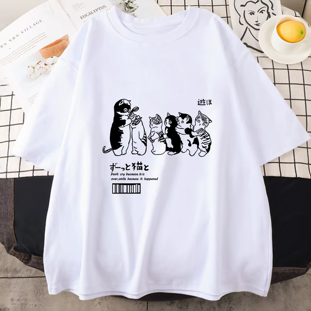 T-shirt Oversize à Manches Courtes pour Femme