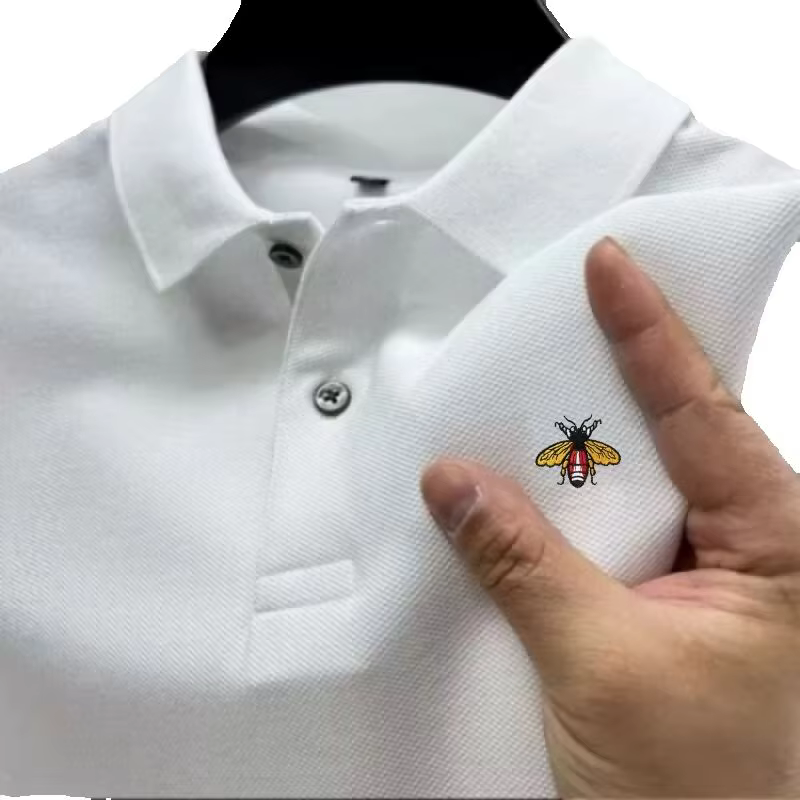 Chemises polo à manches courtes pour hommes