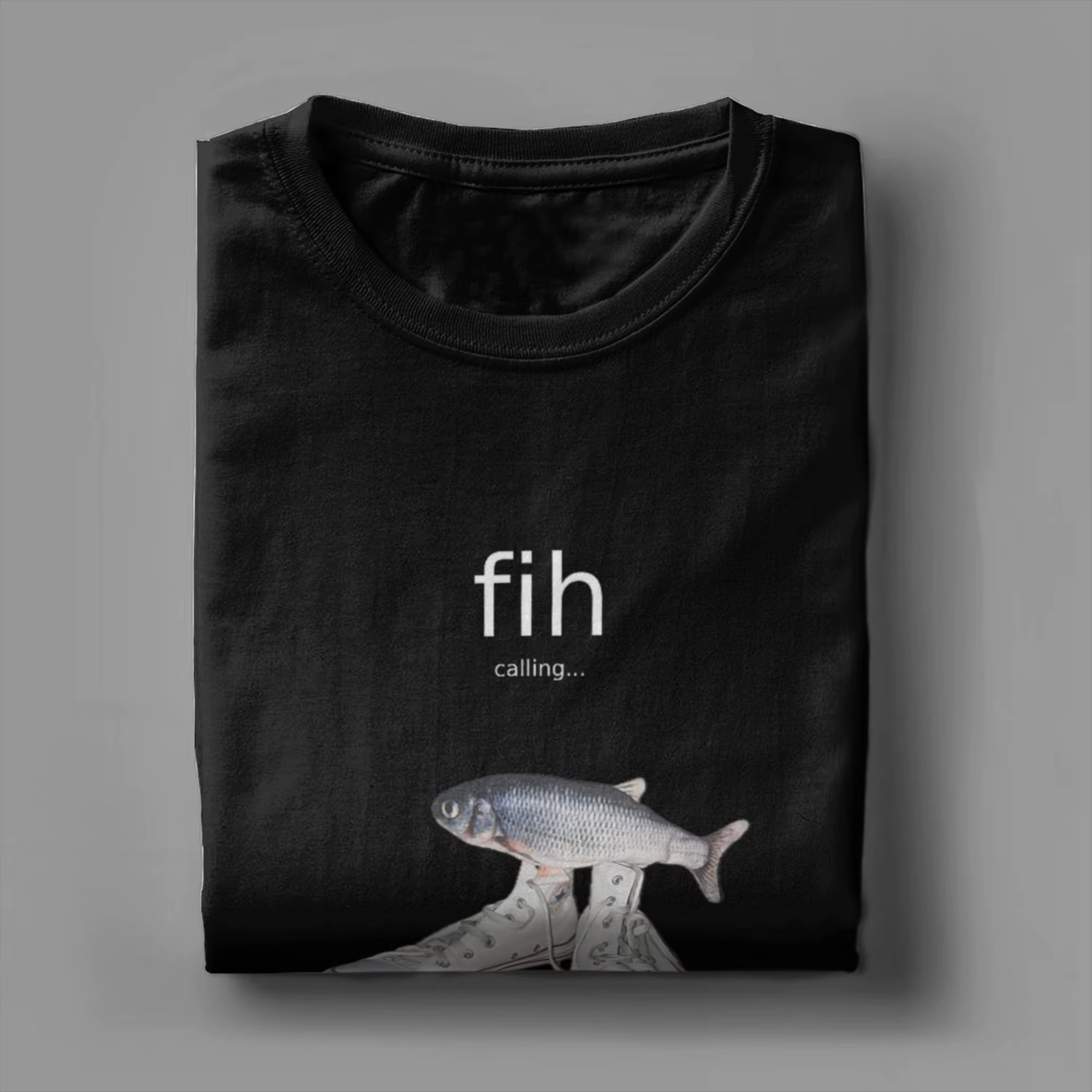 T-shirt à col rond en coton pur pour homme