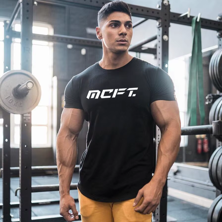 T-shirts de course d'été pour hommes