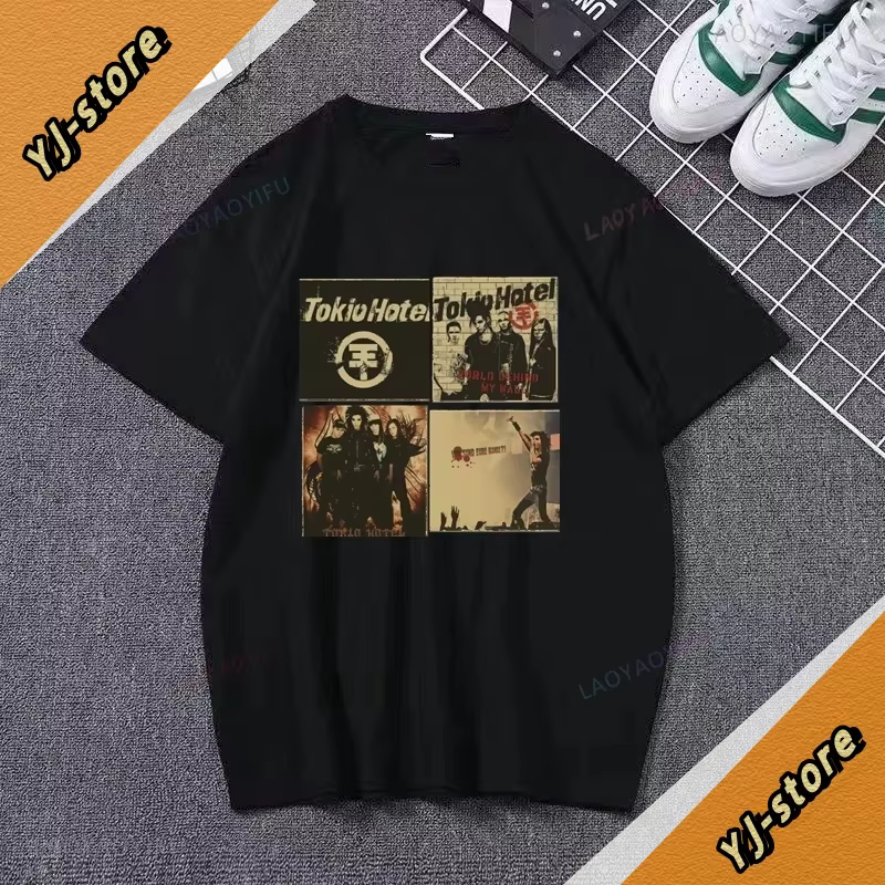 T-shirt de groupe de rock alternatif allemand Tokyo Hotel