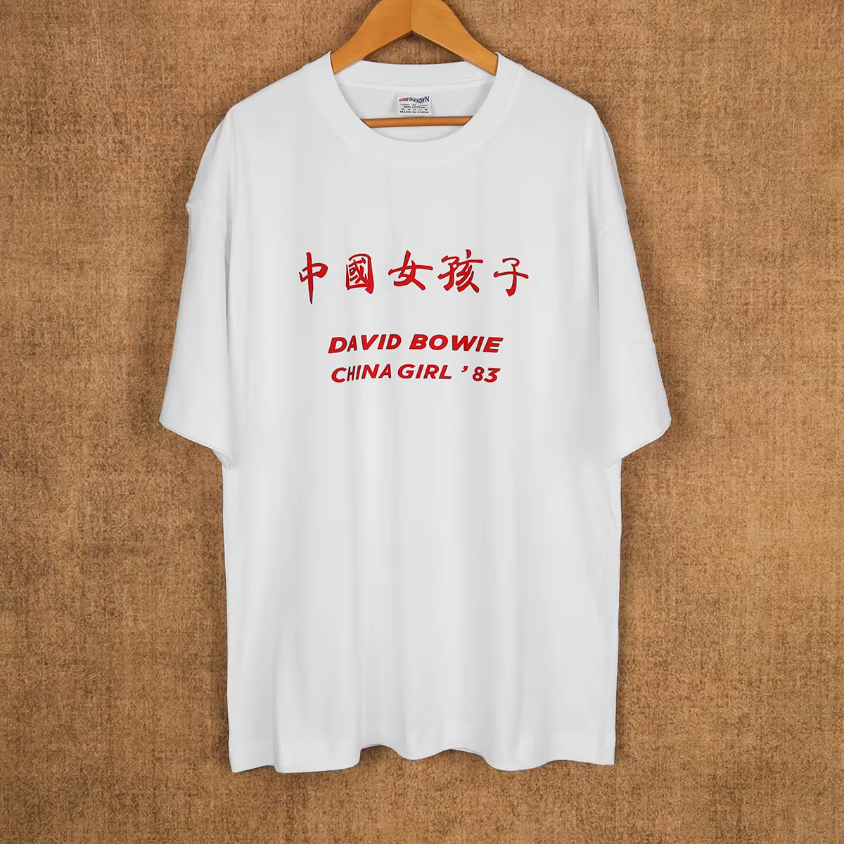 T-shirt graphique China Girl David Bowie pour hommes et femmes