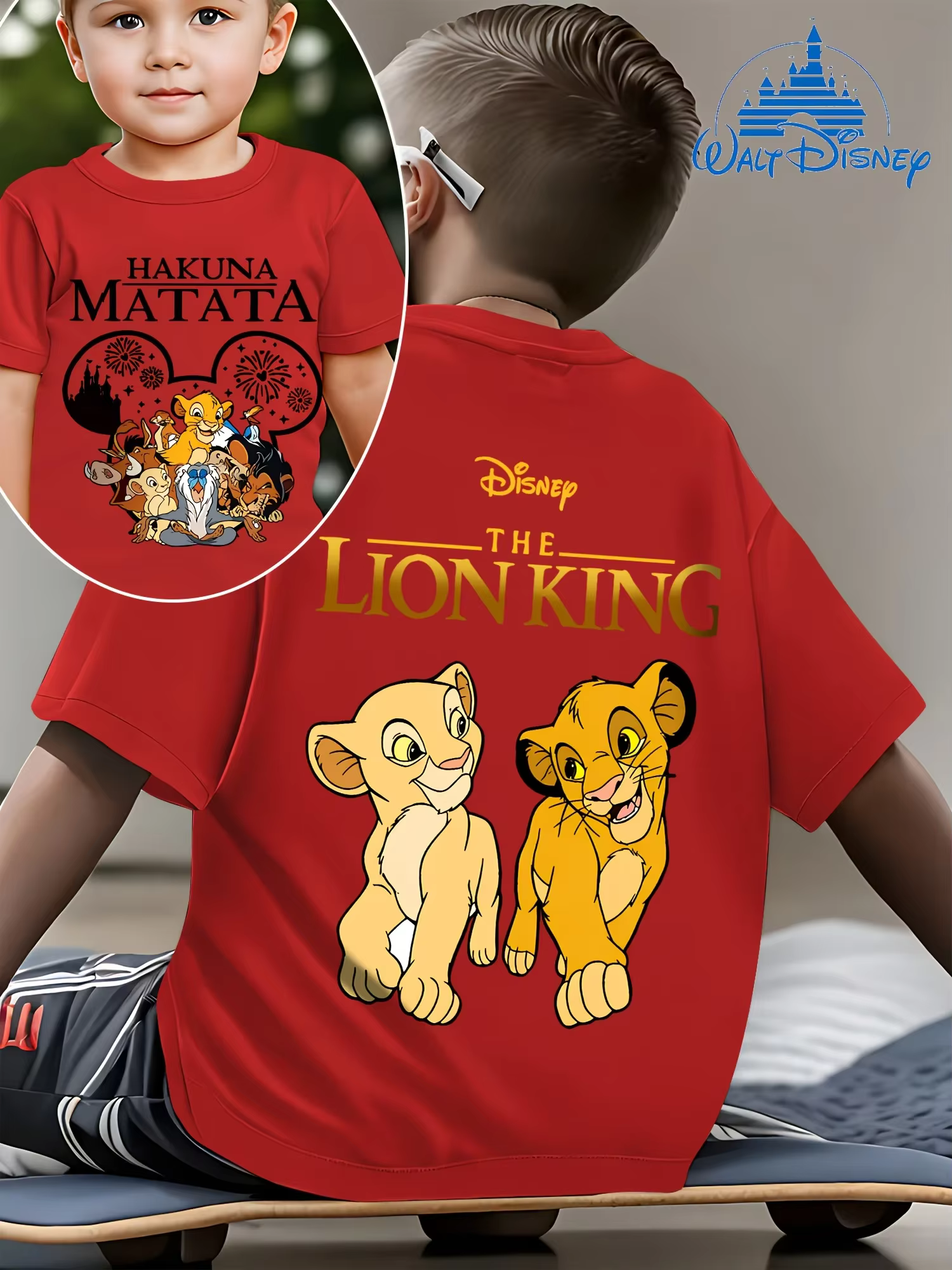 T-shirt à thème Disney Le Roi Lion pour garçons