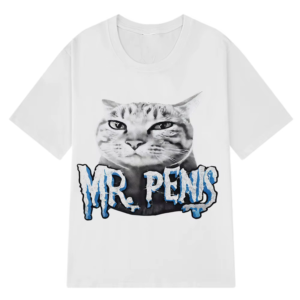T-shirt Mr Pen Is Cat Funny Emoji pour femme