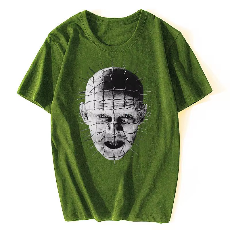 Hellraiser-film Pinhead-Close T-shirt-marque col rond mode décontracté haute qualité impression T-shirt