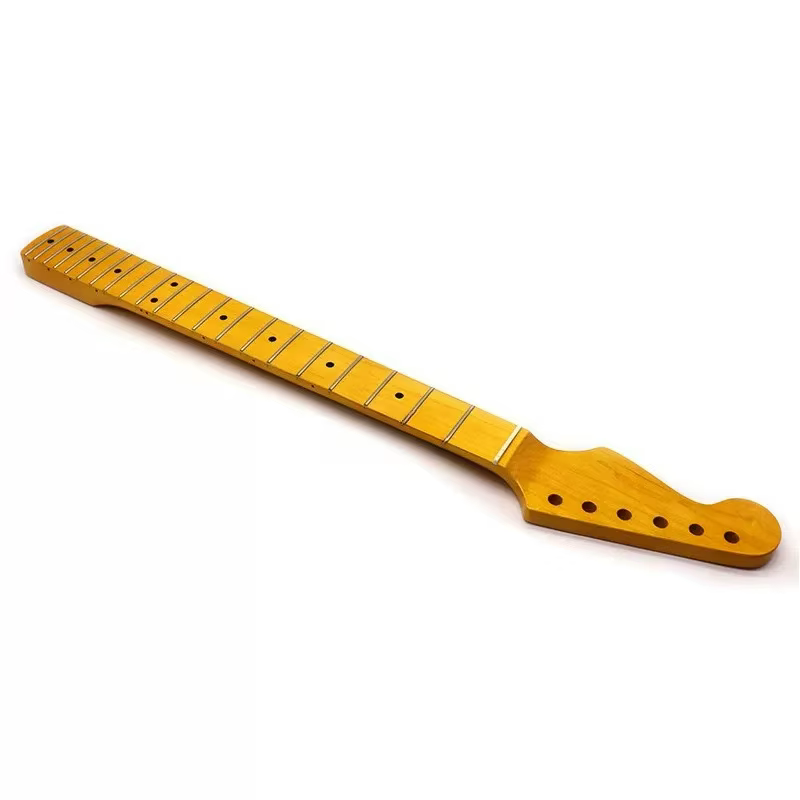 Manche de guitare électrique ST 6 cordes pour gaucher, 21/22 frettes, manche de guitare ST inversé en érable léger