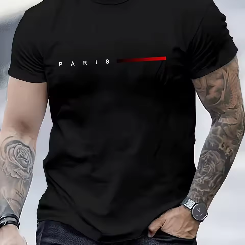Nouveau t-shirt tendance pour hommes
