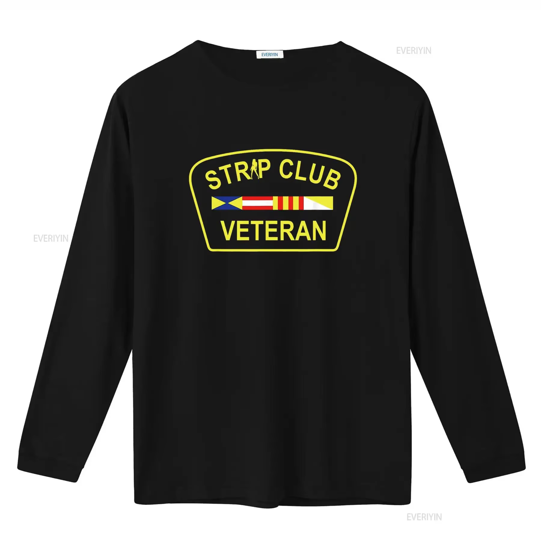 Strip Club Veteran T-shirt drôle vintage lavé graphique streetwear élégant étiré doux légèrement respirant décontracté mode