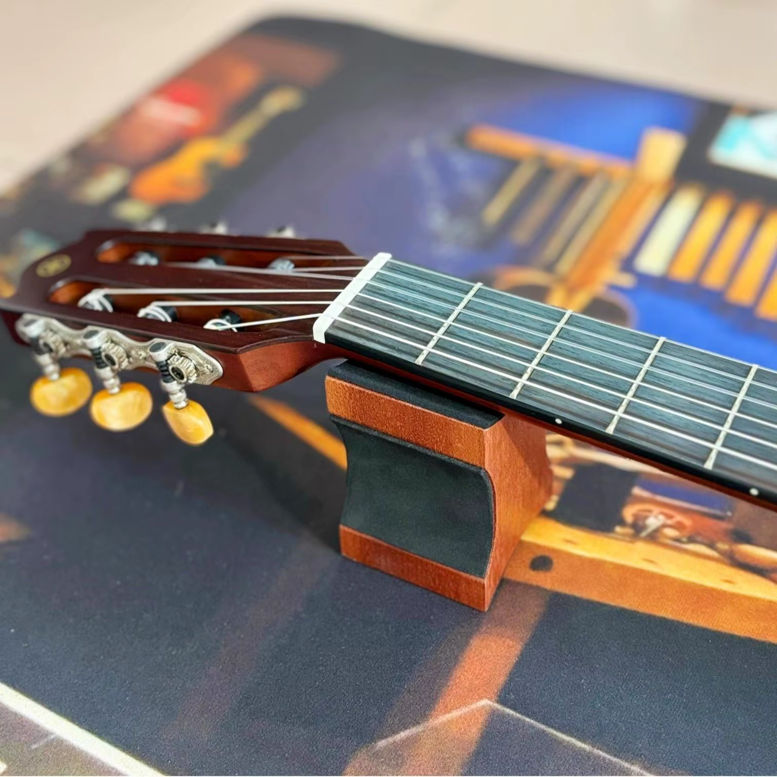 Support de repos pour manche de guitare |   2 Hauteurs |   Outil de luthier pour guitare électrique/acoustique, basse, mandoline |   Support de réparation