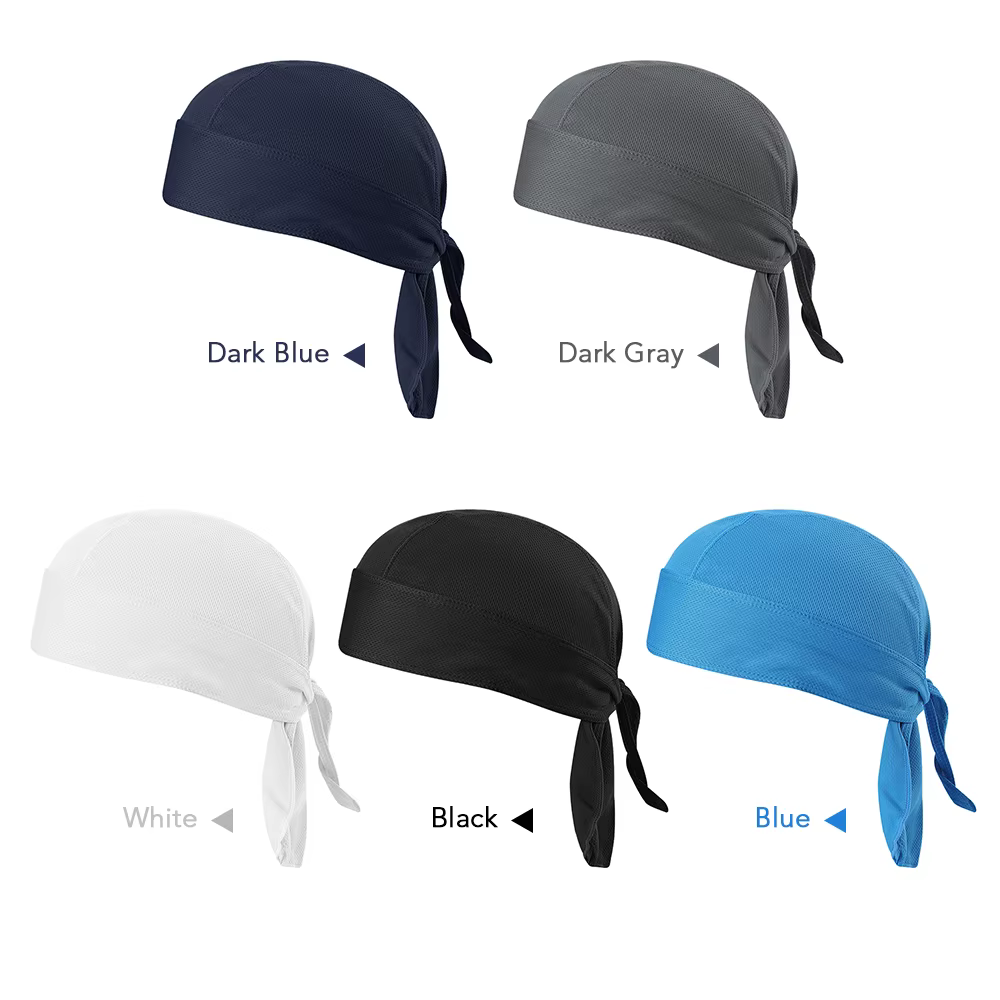 Bandeau de vélo casquette anti-transpiration foulard de cyclisme chapeau de protection solaire à séchage rapide foulard pour cyclisme en plein air Sport Bandana