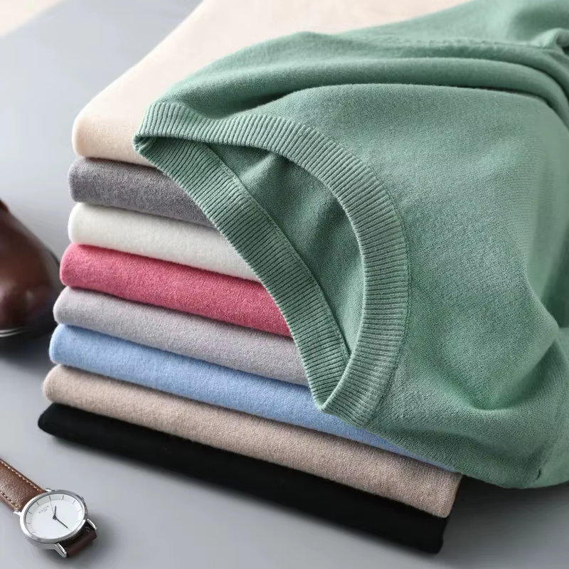 T-shirt en laine mérinos super fine pour hommes