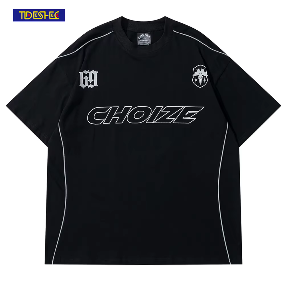 T-Shirt Surdimensionné à Manches Courtes pour Homme