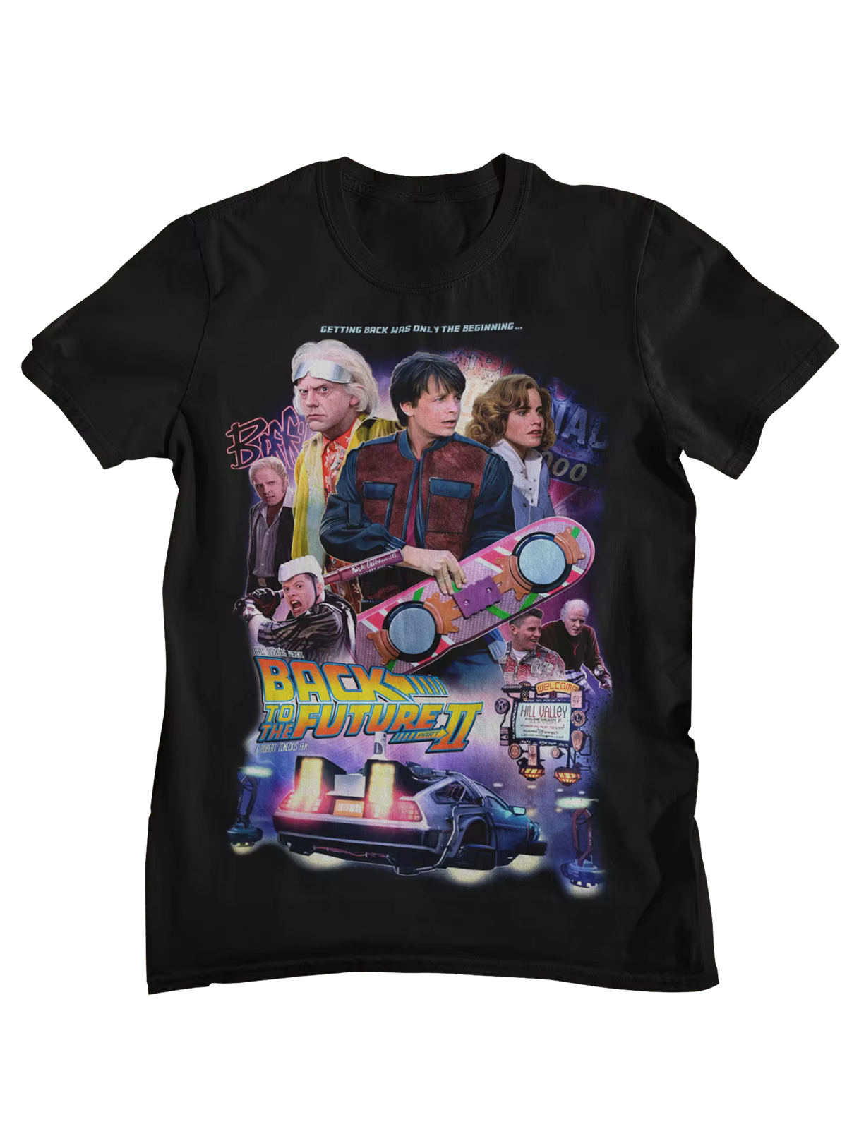 T-shirt imprimé rétro pour hommes
