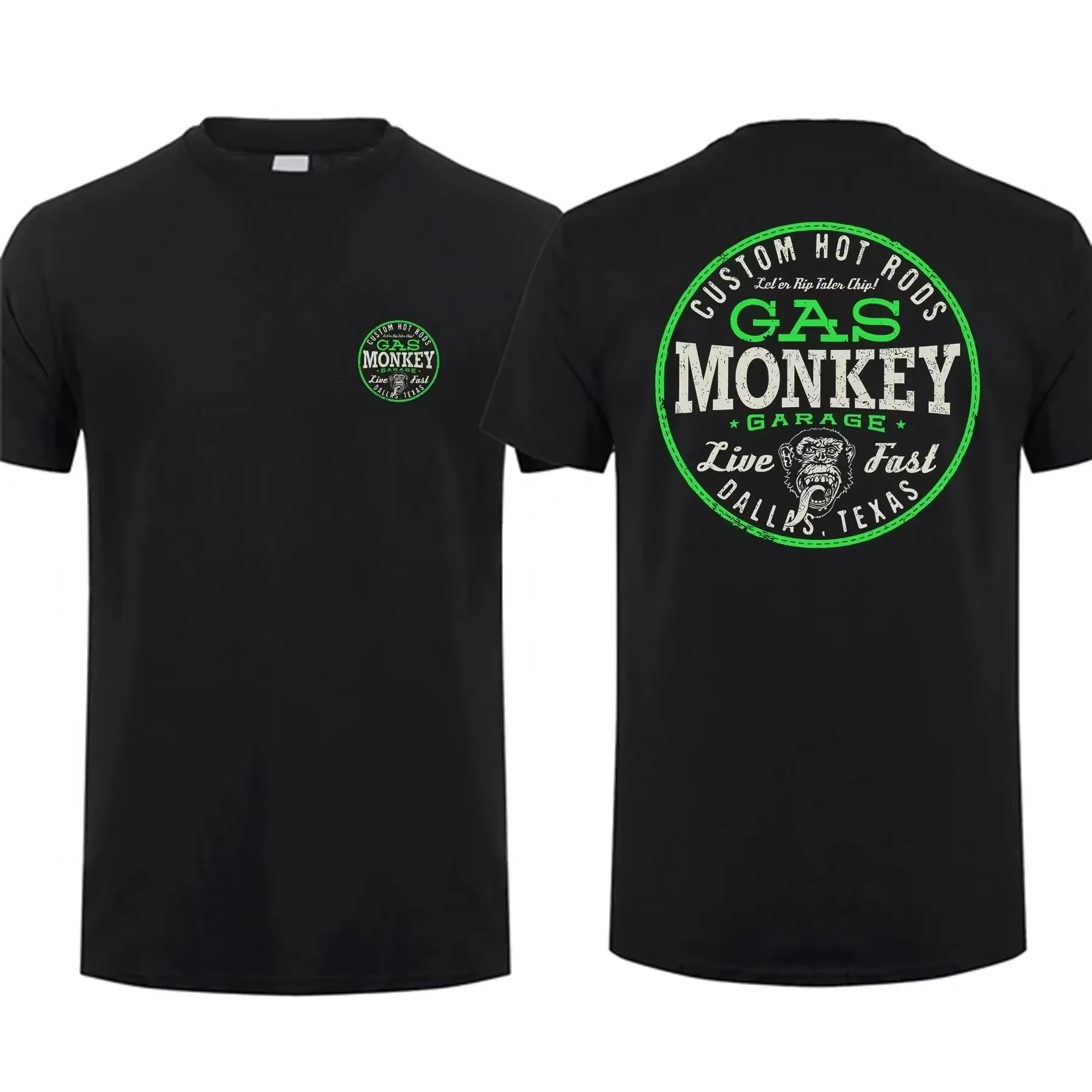 T-shirt décontracté rétro à manches courtes pour homme