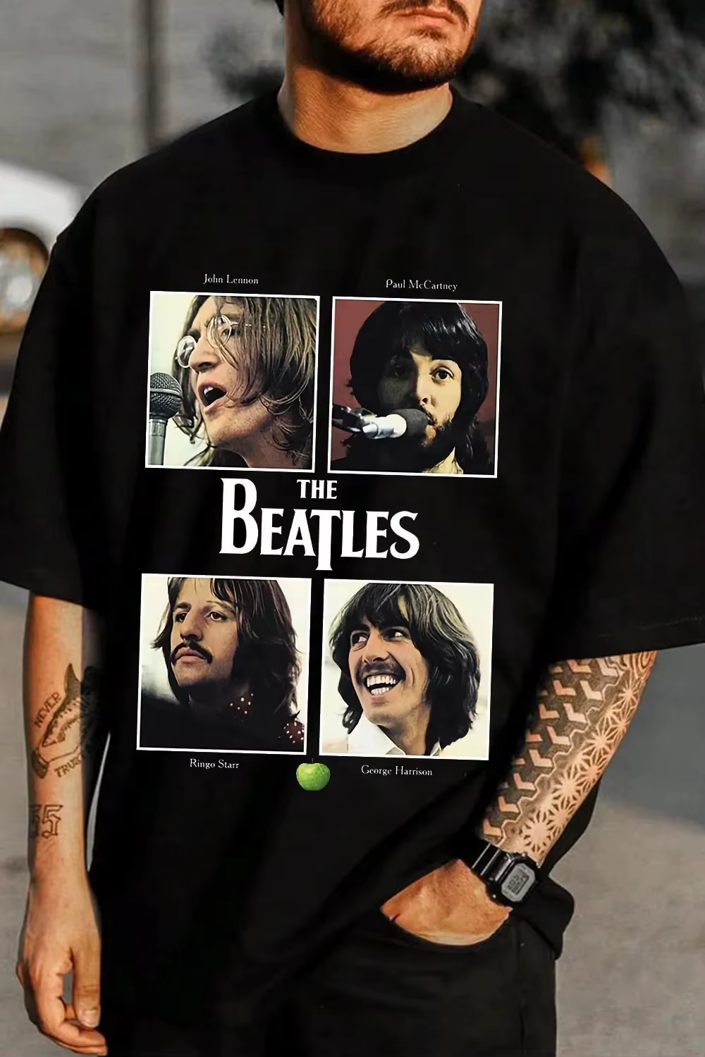 T-shirt The Beatles pour hommes et femmes
