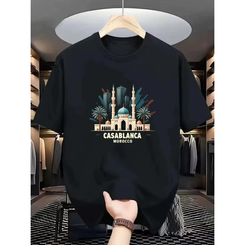 T-shirt graphique Casablanca - Motif de ville marocaine