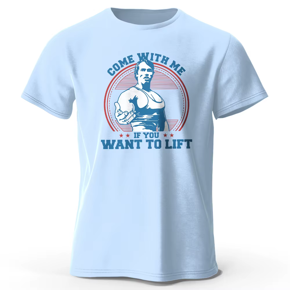 T-shirt graphique de fitness pour hommes