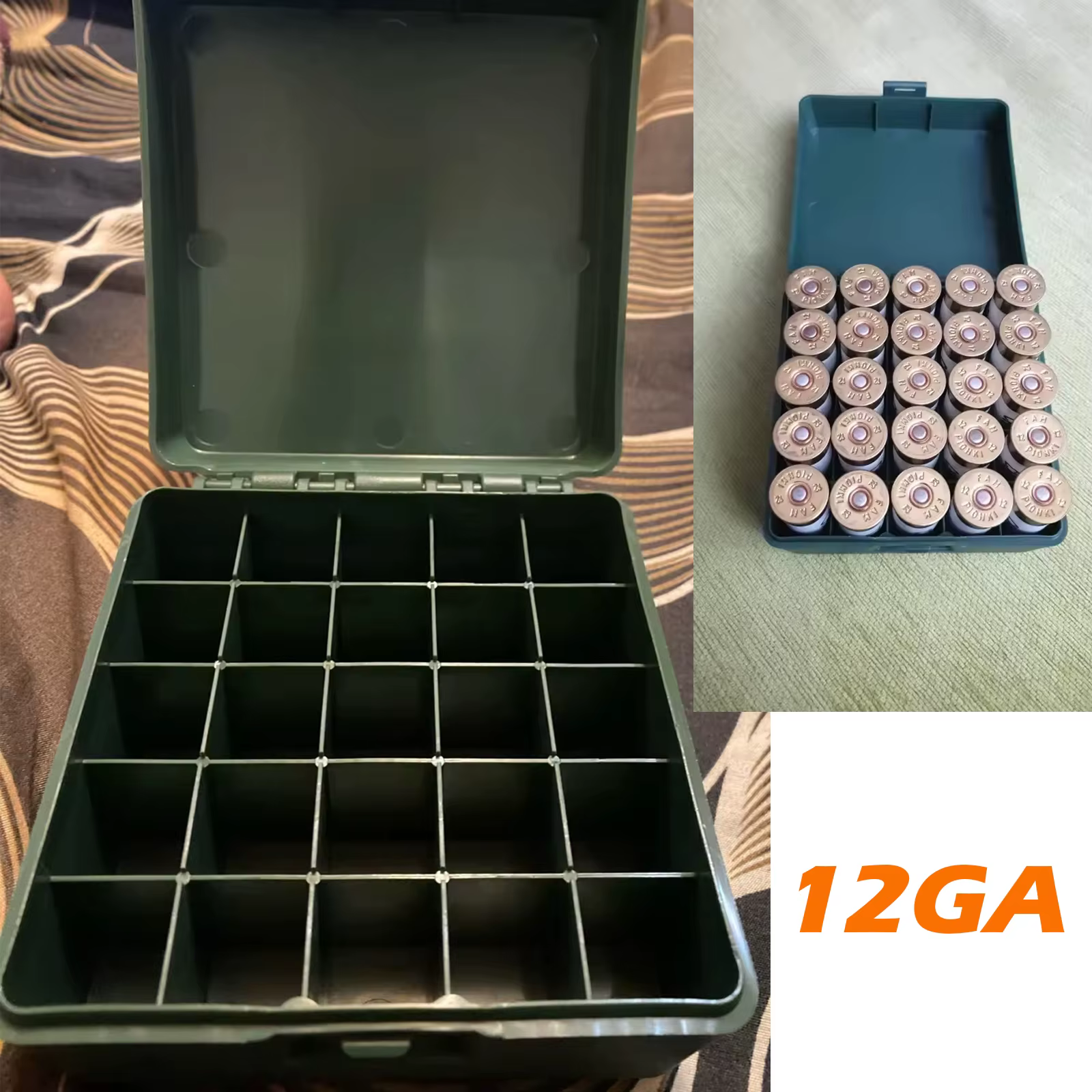Boîte à cartouches tactiques à 25 cartouches, support de coque de balle rabattable, boîte à munitions pour fusil de chasse, accessoires de chasse