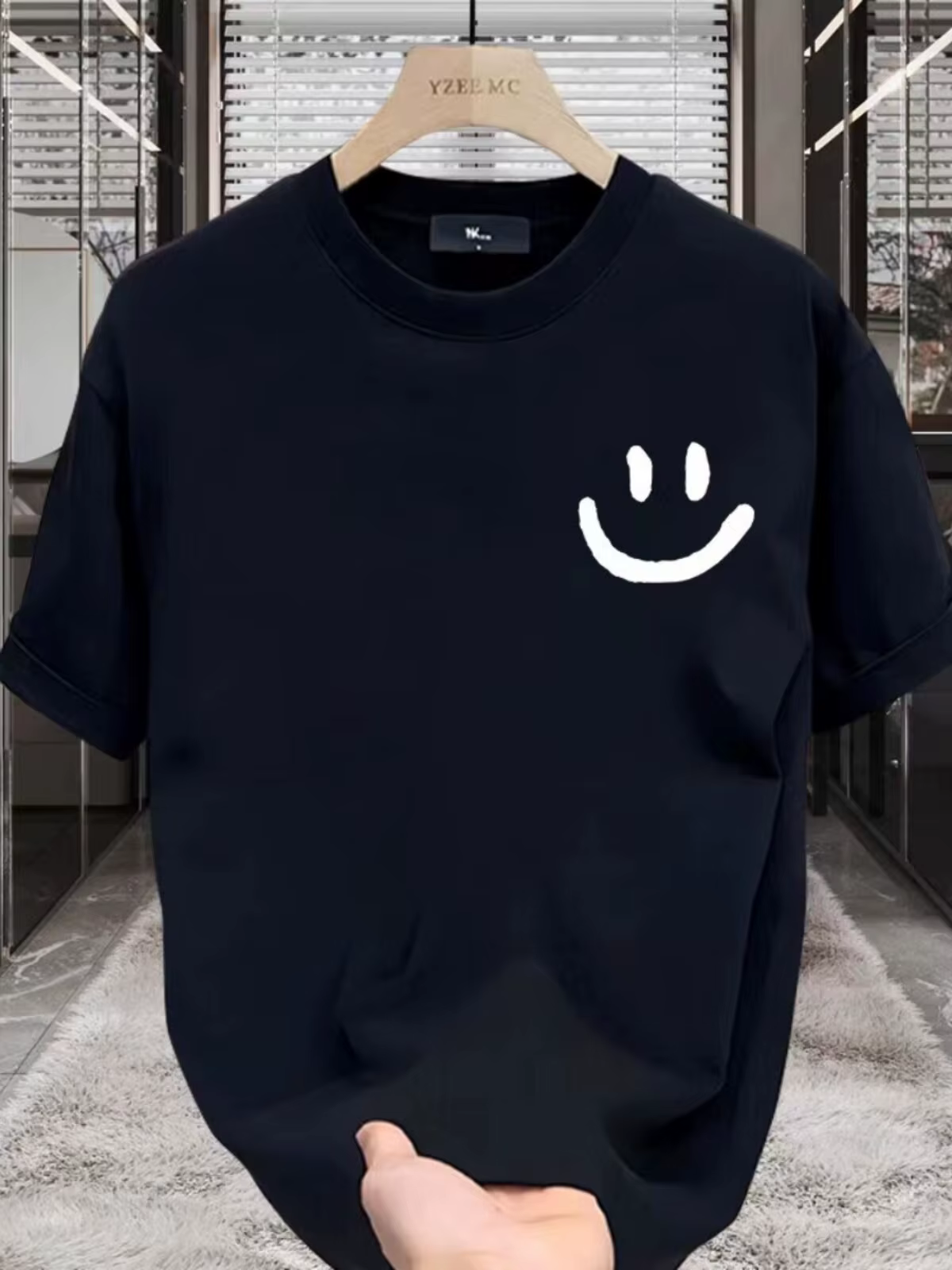 T-shirt imprimé pour homme - 100% coton