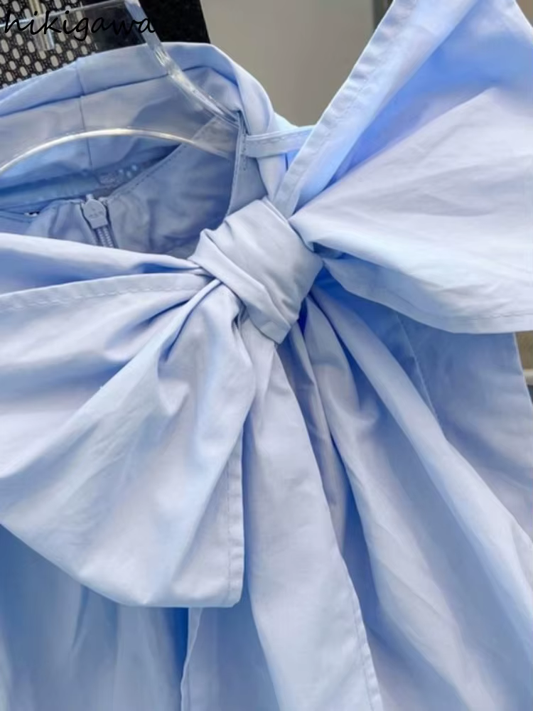 Chemisier blanc pour femmes 2025 Blusas Mujer De Moda pansement nœud sans manches chemises amples mode doux été Blouses hauts femme