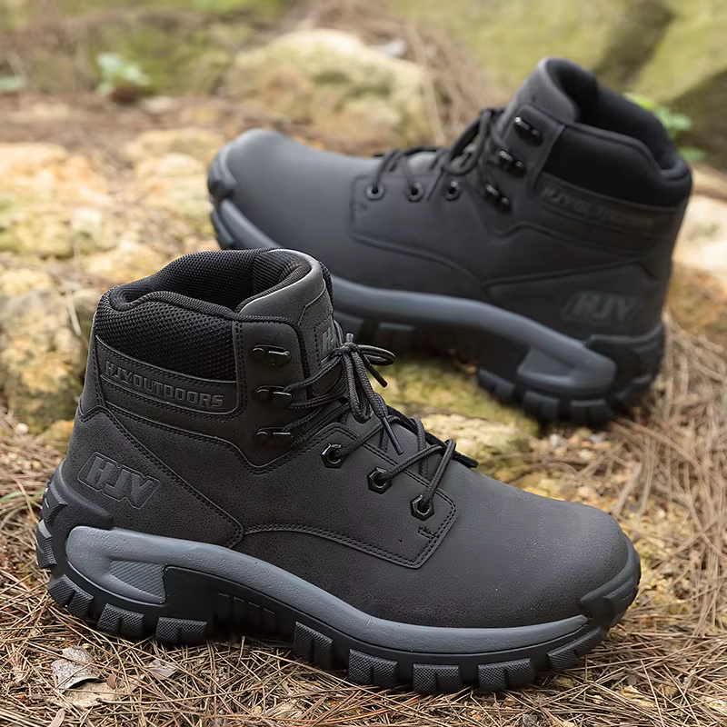 Gh-top cuir hommes bottes respirant désert