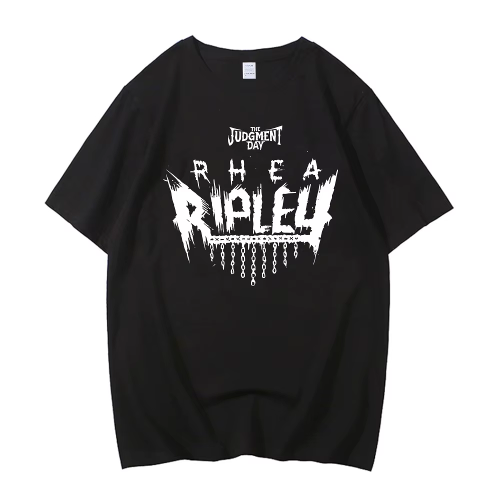 Fête des mères je suis votre Mami Rhea Ripley t-shirts hommes haute qualité coton lundi nuit