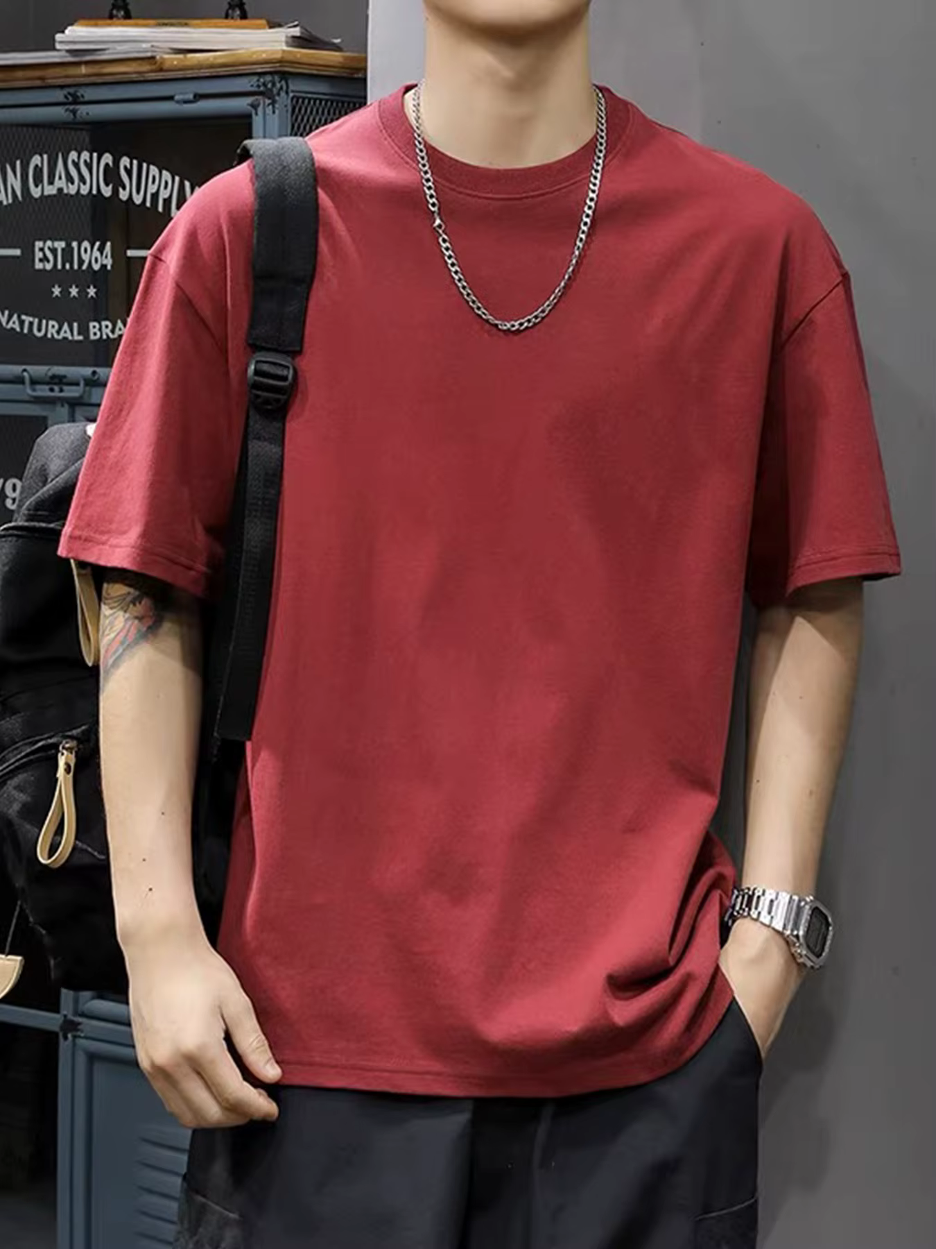 T-shirt homme 100% coton