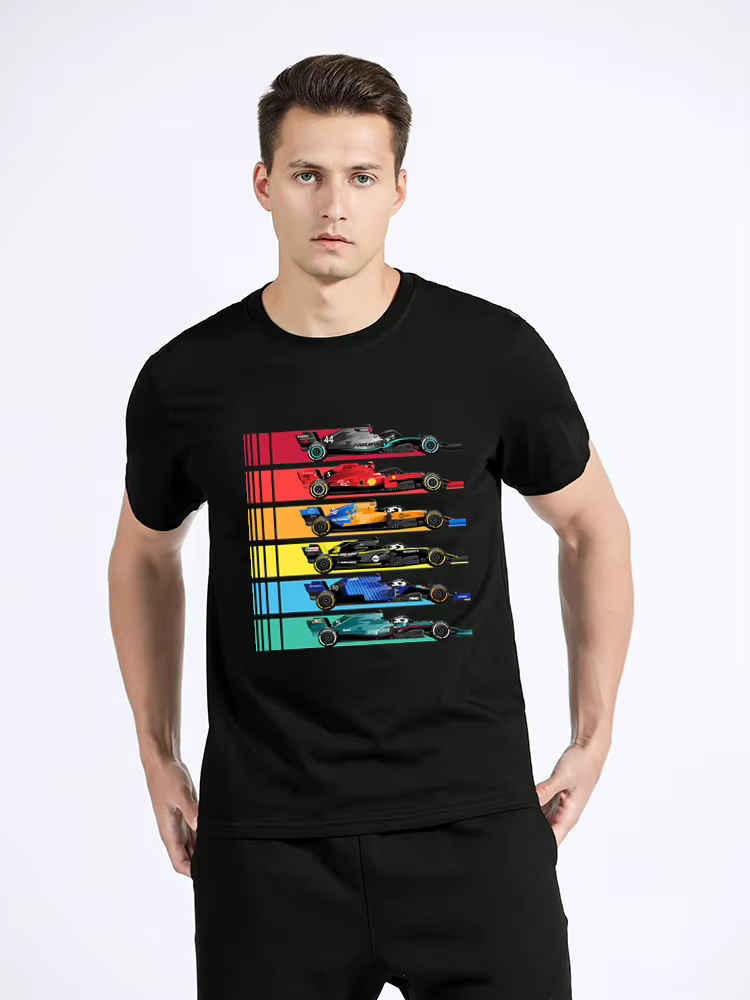 F1 Team Racing Fans T-shirt formule un Racer Lando Norris t-shirts hommes femmes Vintage