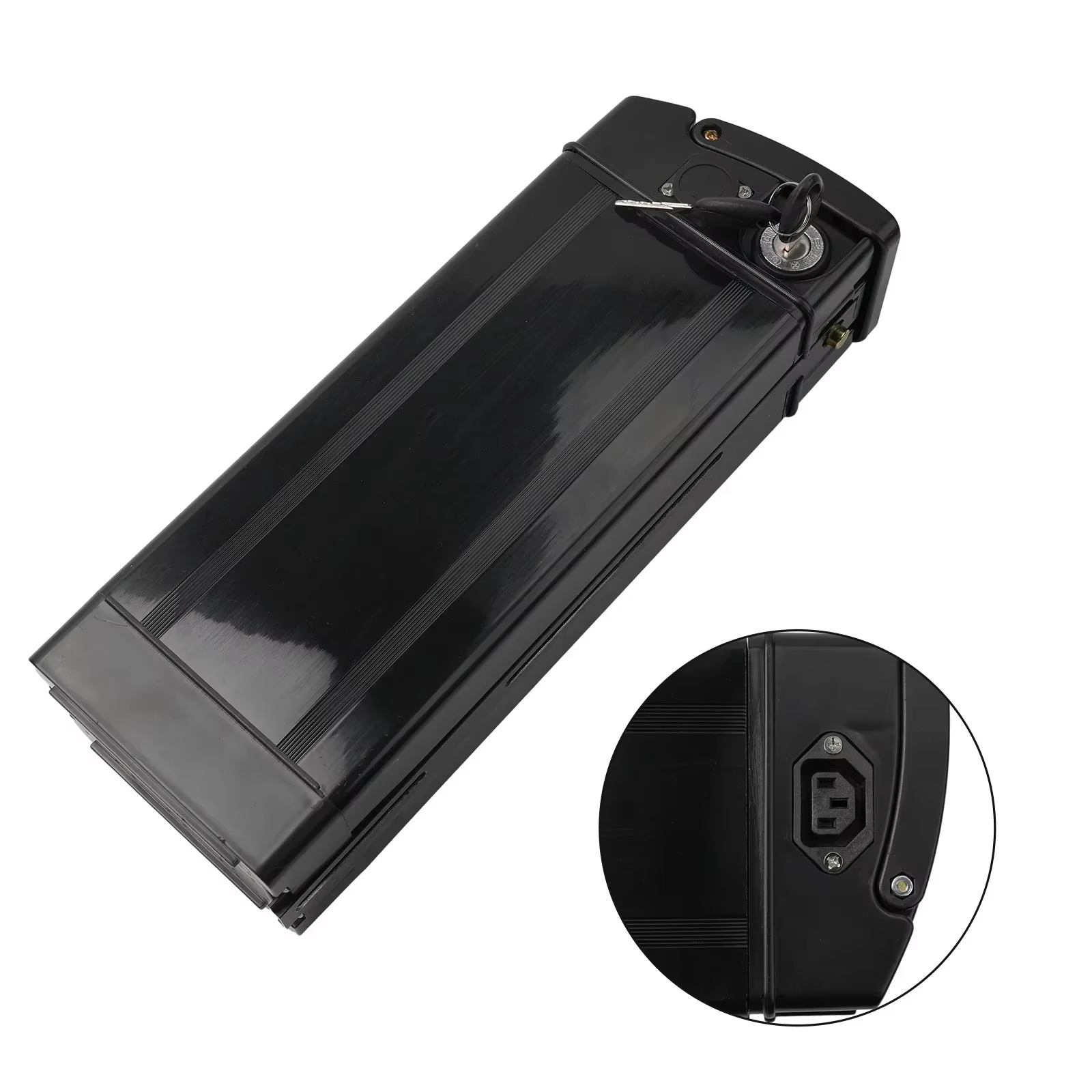 IMAElectric-Boîtier de batterie de vélo, étui de support de vélo électrique avec prise de charge, port de sortie, parfait pour les vélos électriques