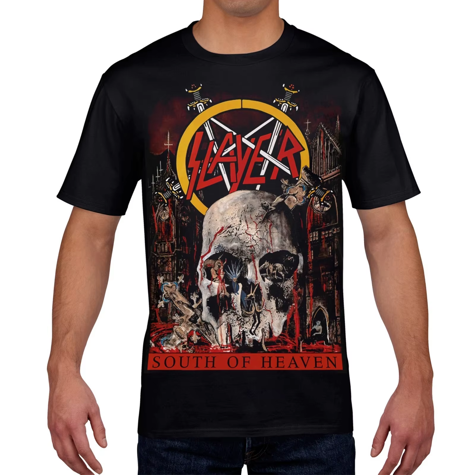 T-shirt « South of Heaven » du groupe Slayer (1988)