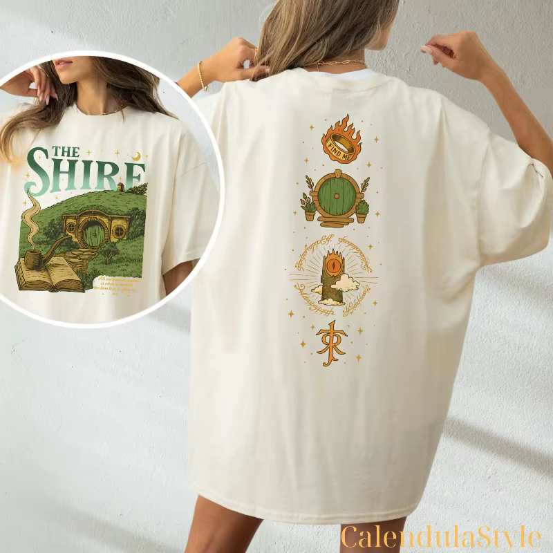 T-shirt The Lord of The Rings Shire PNG pour homme