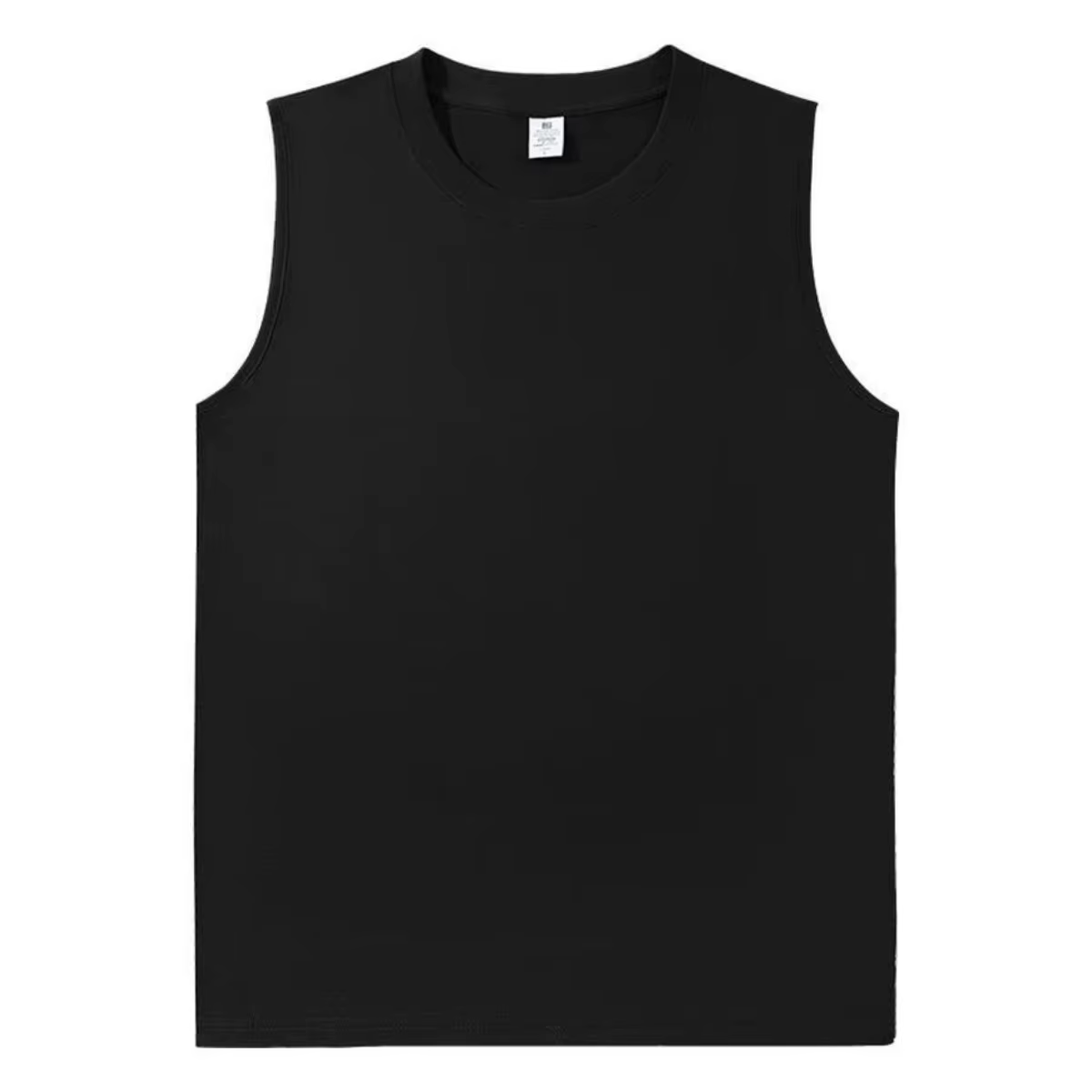 Vente flash - Vêtements d'été pour hommes - Débardeur basique élastique en coton pur - T-shirt sans manches