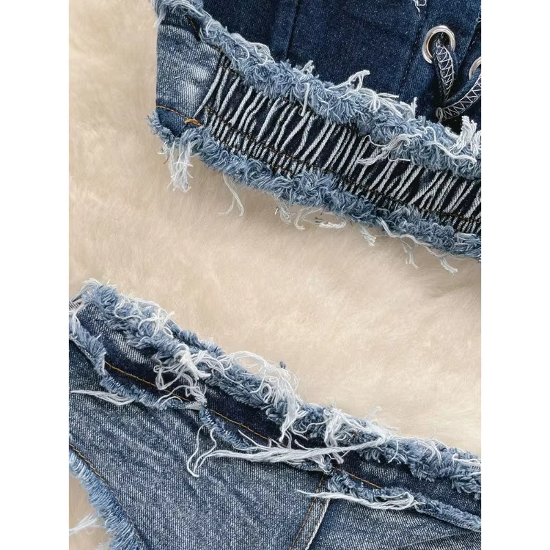 Maillot de bain femme sexy en jean
