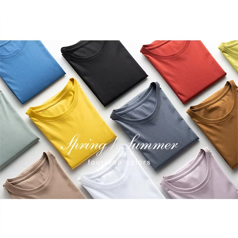MRMT 2026 Nouveau T-shirt pour femme en soie de mûrier et coton mercerisé