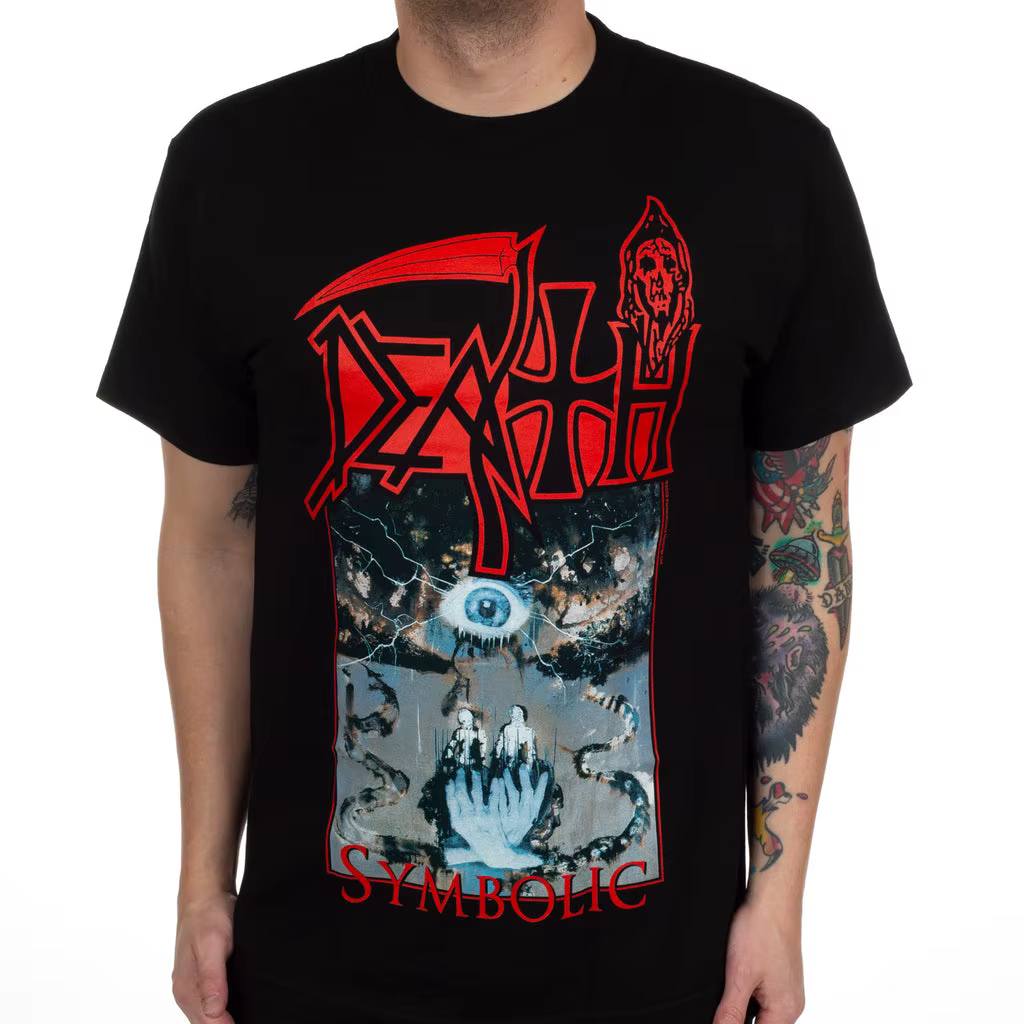 T-shirt en coton unisexe à motif DEATH Band