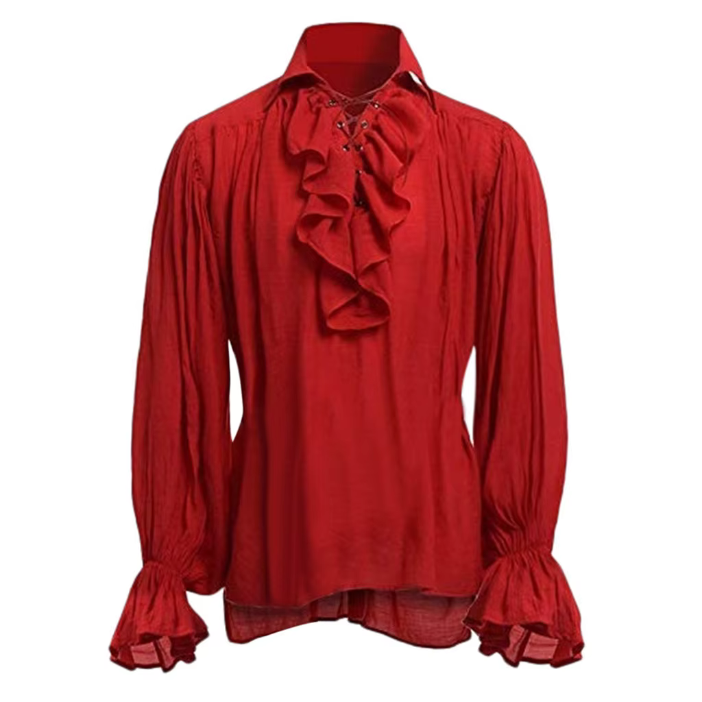 Chemise à manches longues Steampunk pour hommes