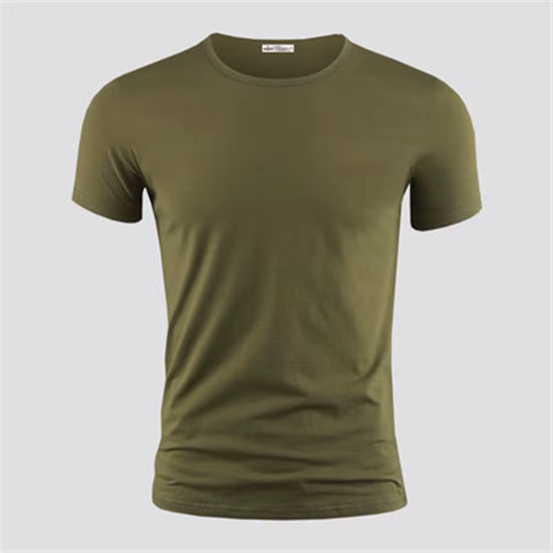 2026 hommes T-Shirt couleur Pure col en V à manches courtes hauts T-Shirts