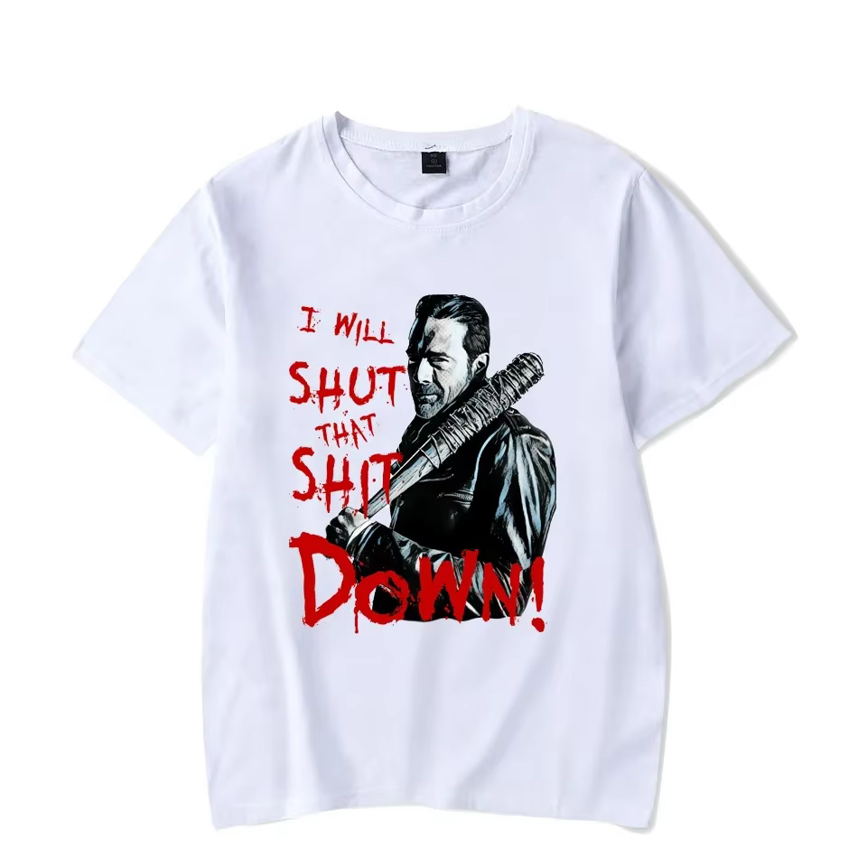 The Walking Dead t-shirt été Cool à manches courtes unisexe mode ample