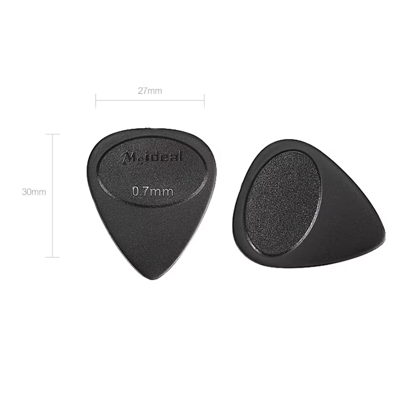 Plectres de guitare, 10 plectres de 0,7 mm d'épaisseur, accessoires antidérapants et durables pour guitare électrique, basse, ukulélé, pagaies spécifiques pour basse ﻿